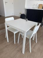 Eettafel +2 stoelen ikea, Huis en Inrichting, Ophalen