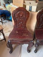 Twee antieke chinese stoelen, Ophalen