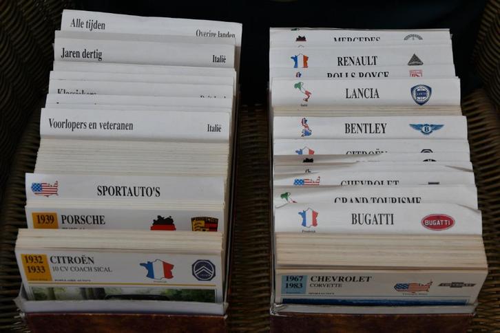 VERZAMELKAARTEN COLLECTIE AUTO'S, Cd's en Dvd's, Vinyl | Klassiek, Gebruikt, Modernisme tot heden, Overige typen, Ophalen