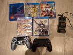 PS4 controleren + oplader + spelletjes, Games en Spelcomputers, Ophalen