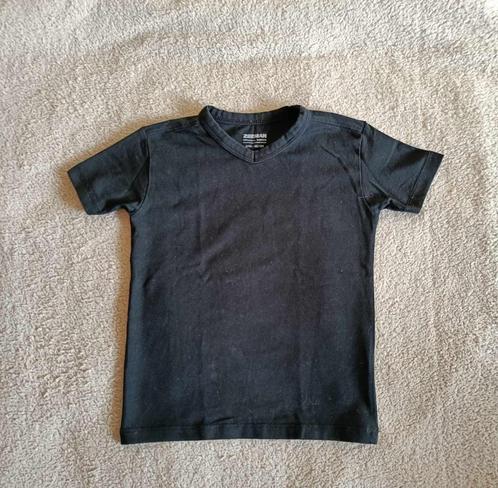 Kinderen - T-shirt - Zwart - Basic - Zeeman - 98/104 - €1, Kinderen en Baby's, Kinderkleding | Maat 98, Zo goed als nieuw, Jongen of Meisje
