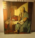 Prachtig geschilderd werk 'De Heilige Paulus' - Sels, Antiek en Kunst, Ophalen of Verzenden