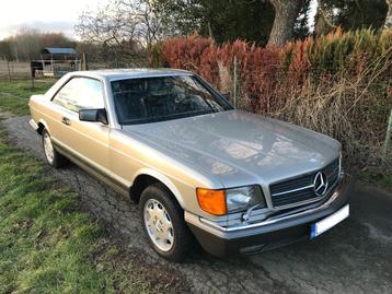 Coupé W126 500 SEC (231 ch) Homologué pour la vente en tant  disponible aux enchères