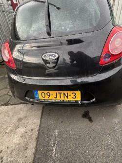 Achterbumper zwart Ford Ka II ('08-'16), Auto-onderdelen, Carrosserie, Bumper, Ford, Achter, Gebruikt, Ophalen of Verzenden