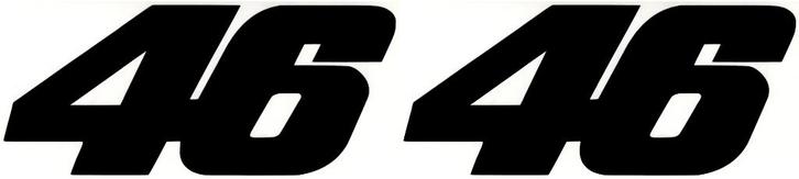 46 Valentino Rossi sticker set #6, Motoren, Accessoires | Stickers, Verzenden