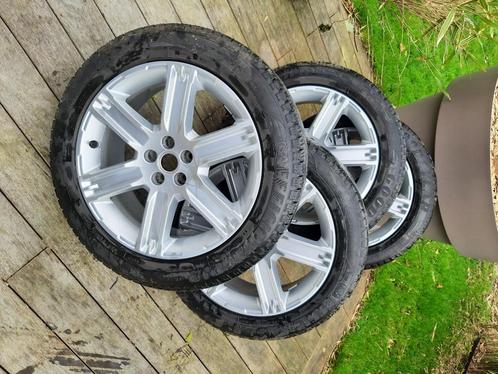 4 Jantes Land Rover + pneus M+S, Auto-onderdelen, Banden en Velgen, Banden en Velgen, All Season, 16 inch, 235 mm, Gebruikt, Ophalen