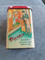 Ancienne Boite métallique cacao « Droste’s » en tôle lithogr, Collections, Comme neuf, Enlèvement, Droste