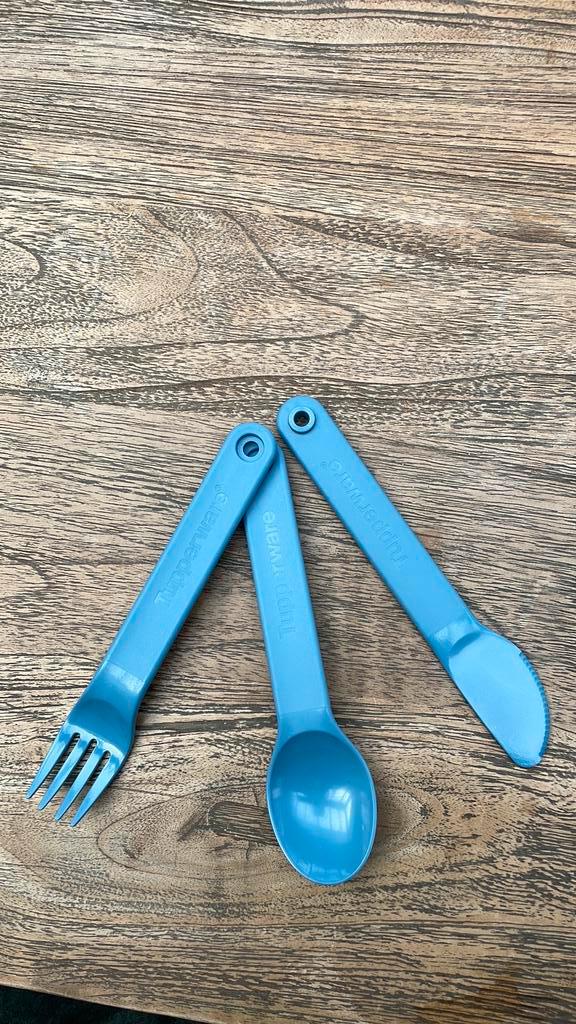 Bestek on the go, Huis en Inrichting, Keuken | Tupperware, Nieuw, Overige typen, Blauw, Ophalen of Verzenden