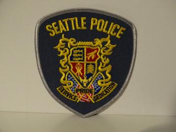 écusson seattle police politie badge patch usa, Collections, Enlèvement ou Envoi, Autres, Emblème ou Badge