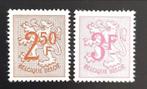 België: OBP 1544/45 ** Heraldieke leeuw 1970., Ophalen of Verzenden, Zonder stempel, Frankeerzegel, Postfris