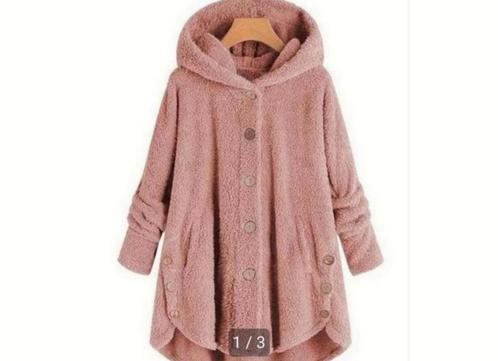 Warme fleece jack jas dames vrouwen Cozy winter warm roze S, Kleding | Dames, Truien en Vesten, Nieuw, Maat 36 (S), Roze, Ophalen of Verzenden