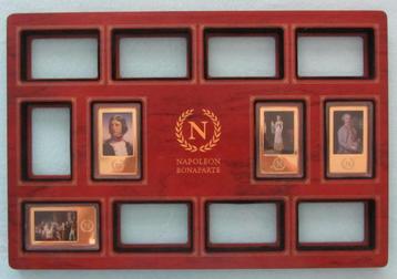 Napoleon - Houten bord met 4 vergulde staven, Antiquités & Art, Curiosités & Brocante, Enlèvement ou Envoi