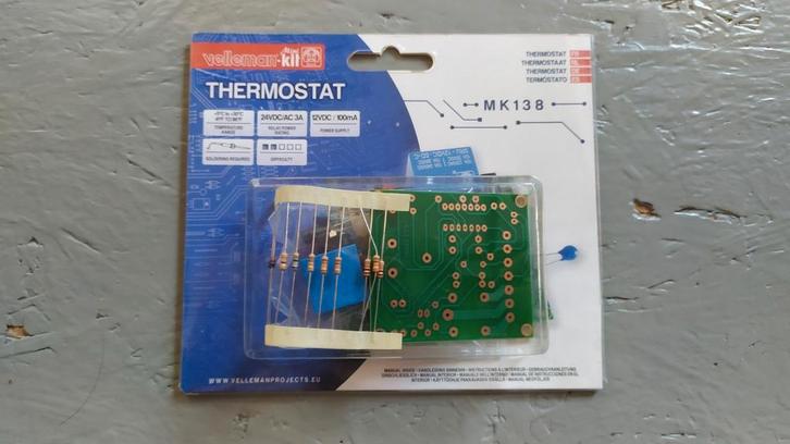Velleman THERMOSTAAT MK138, Hobby en Vrije tijd, Elektronica-componenten, Nieuw, Ophalen of Verzenden