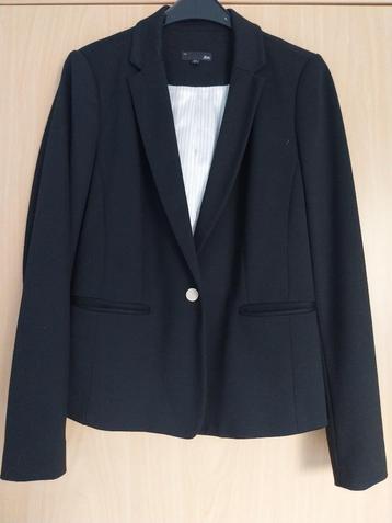 Zwarte blazer jas maat 42, Kleding | Dames, Ophalen of Verzenden, Zo goed als nieuw, Maat 42/44 (L), Zwart