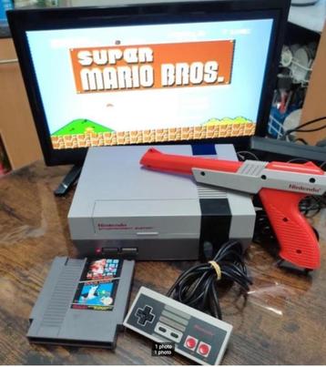 Véritable Nintendo NES de 1985 vintage rétro gaming