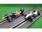 Carrera go: Red Bull RB7 + Mercedes-Benz F1 W05 Hybrid, Carrera, Ophalen of Verzenden, Elektrisch, Racebaan