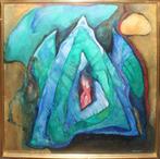 Miloslava Nievaldova (1952): Skaly 1994 (O/D, 84 x 74 cm), Antiek en Kunst, Kunst | Schilderijen | Modern, Ophalen of Verzenden