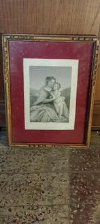 Religieuze gravure 26x33, W.H. Egleton, nr. 31, Antiek en Kunst, Ophalen