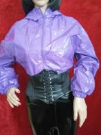 Regenjasje in pvc, Nieuw, Pvc style, Maat 36 (S), Paars