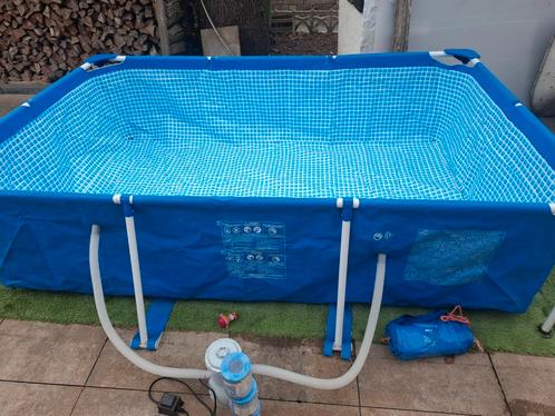 Intex zwembad, Tuin en Terras, Zwembaden, Gebruikt, Opzetzwembad, Minder dan 80 cm, 200 tot 400 cm, 200 tot 300 cm, Rechthoekig