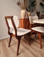 4 unieke vintage stoelen midcentury jaren 50/60, Ophalen
