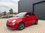 Fiat 500 - 1.2 Benzine - Sport, Auto's, Fiat, Euro 5, Zwart, Leder en Stof, USB