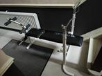 Kettler fitness bank + bench press., Sport en Fitness, Ophalen, Gebruikt, Benen, Fitnessbank