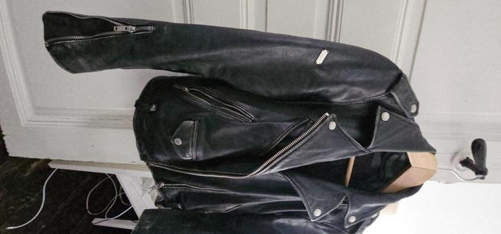 Superdry Perfecto zwarte leren jas, Kleding | Dames, Jassen | Winter, Zwart, Ophalen