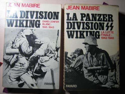 LA DIV. WIKING & LA PANZER DIV. SS WIKING 2 Vol. J. MABIRE, Livres, Guerre & Militaire, Utilisé, 1945 à nos jours, Enlèvement ou Envoi