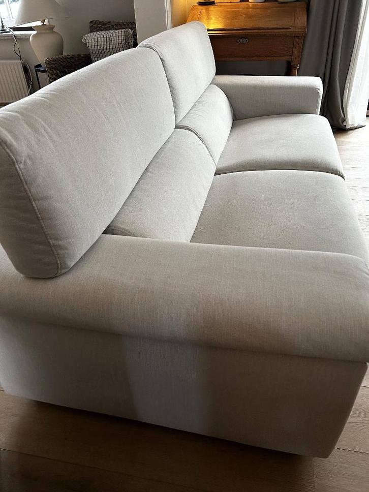 Canapé 3 places ENTIEREMENT déhoussable tissu beige, Maison & Meubles, Canapés | Salons, Comme neuf, Banc droit, Trois personnes