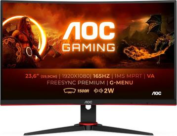 AOC 24-inch gebogen gamingmonitor beschikbaar voor biedingen
