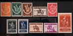 Belgique OBP 603-612 ** 1942, Timbres & Monnaies, Neuf, Enlèvement ou Envoi, Non oblitéré