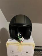 Retro helm - matzwart met streep, Ophalen, Nieuw, Medium