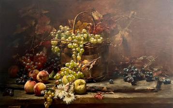 Groot schilderij van Clara von Sivers (1854-1924) beschikbaar voor biedingen