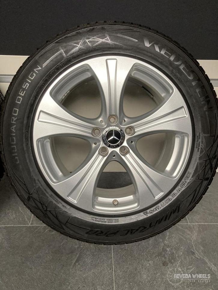 18” originele Mercedes GLC W253 velgen + winterbanden 5x112, Auto-onderdelen, Banden en Velgen, Banden en Velgen, Winterbanden