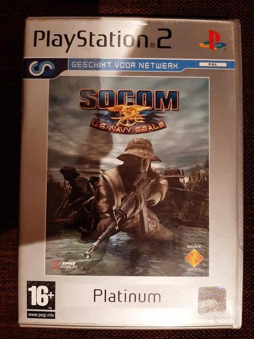 PS2 Socom US Navy Seals (met boekje), Games en Spelcomputers, Games | Sony PlayStation 2, Nieuw, Ophalen of Verzenden