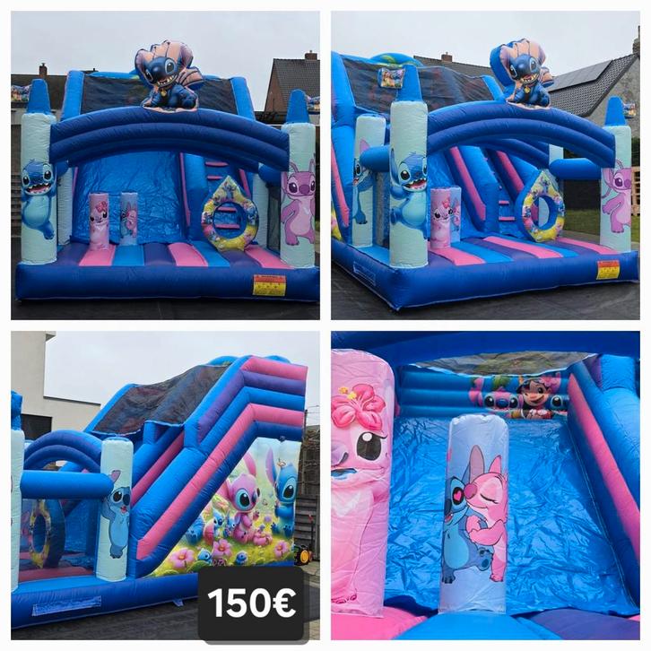 Springkasteel Te huur, Hobby & Loisirs créatifs, Articles de fête | Location, Enlèvement ou Envoi