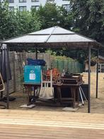 Tonnelle en aluminium 3x4, Tuin en Terras, Ophalen, Gebruikt, 2 meter of meer, Paviljoen