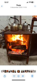 Grote houtstoof te koop, Huis en Inrichting, Ophalen, Gebruikt, Houthaard