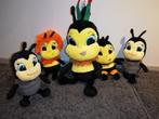 set van 5 leuke knuffels - bijtjes - lieverheersbeestje, Kinderen en Baby's, Speelgoed | Knuffels en Pluche, Ophalen of Verzenden