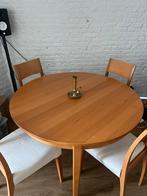 TAFEL met verlengstukken + 4 STOELEN, Ophalen