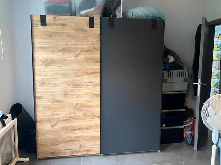 Industriële kledingkast, Huis en Inrichting, Kasten | Kleerkasten, Gebruikt, 150 tot 200 cm, 150 tot 200 cm, 50 tot 75 cm, Ophalen