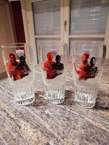 Jupilerglazen van 33cl (Rode Duivels), Enlèvement ou Envoi, Comme neuf