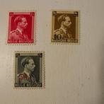 1941 Léopold III, diverses surimpressions, série B, MNH, Timbres & Monnaies, Timbres | Europe | Belgique, Neuf, Enlèvement ou Envoi