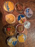 Lot van 10 medailles penningen varia, Postzegels en Munten, Ophalen of Verzenden, Overige landen, Overige waardes, Setje