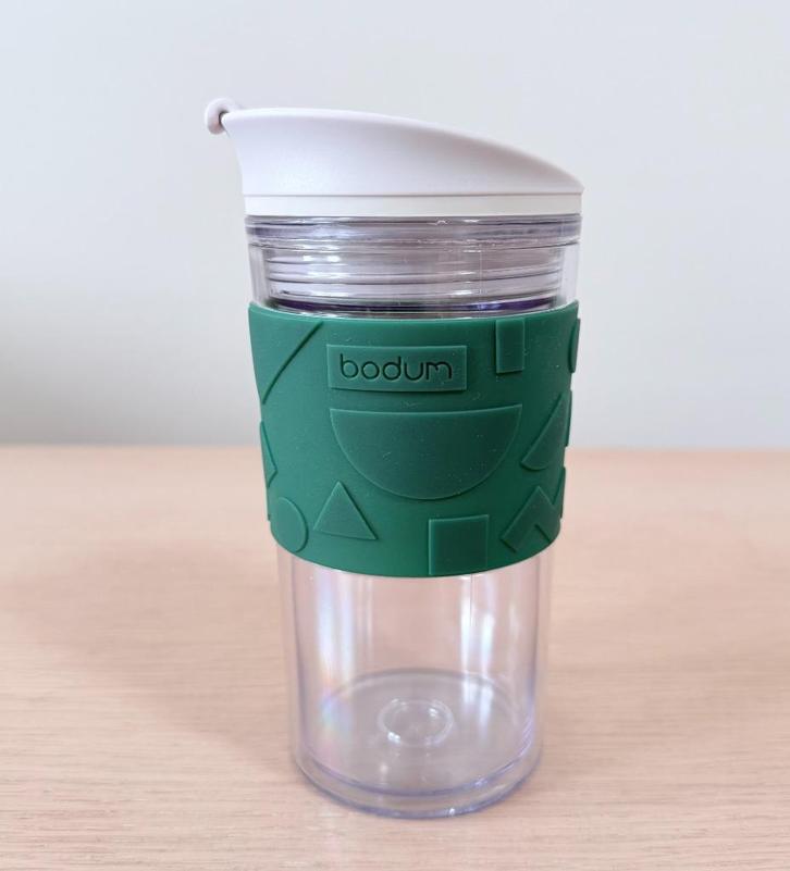 BODUM dubbelwandige reisbeker / thermos beker / NIEUW, Huis en Inrichting, Keuken | Tupperware, Nieuw, Beker of Kan, Groen, Ophalen of Verzenden