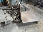 Antieke bascule, Doe-het-zelf en Bouw, Weegschalen, Ophalen, Zo goed als nieuw