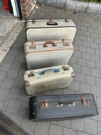 4 vintage reiskoffers, Ophalen, Zo goed als nieuw