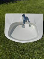 Leuke vintage wasbak, Huis en Inrichting, Badkamer | Badkamermeubels, Ophalen, Gebruikt, 50 tot 100 cm, Minder dan 100 cm