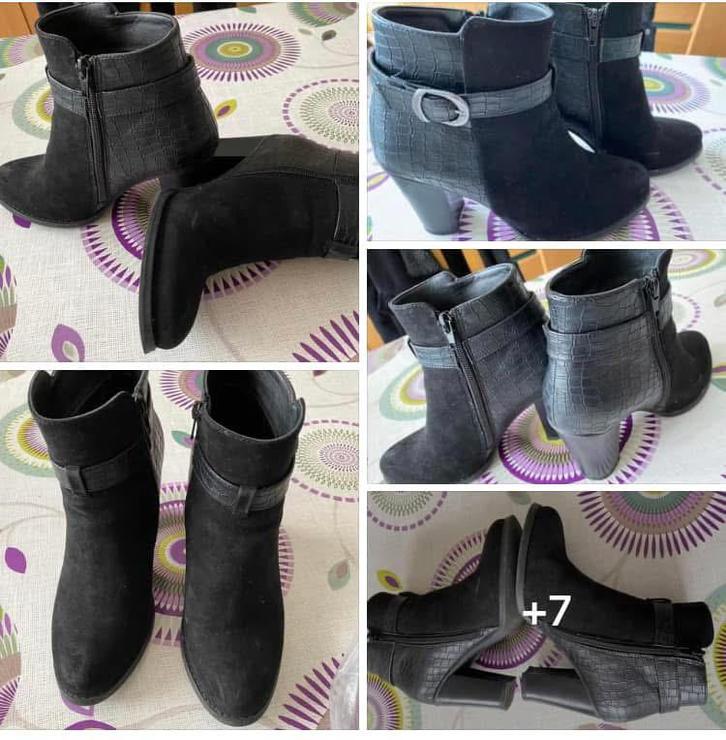 CLOSER by by CHAUSSEA 38 laarzen van twee materialen, Kleding | Dames, Schoenen, Ophalen of Verzenden